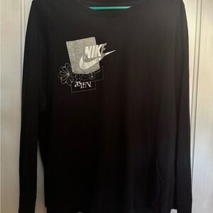 Nike Black Tee with Logo